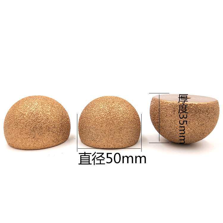 鹅卵石工具石头花盆内弧打磨专业弧形工具 钎焊蘑菇头打磨头