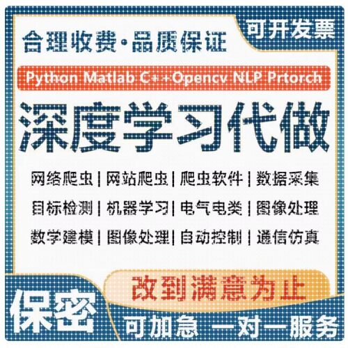 python代编接单算法优化辅导编程讲解模型程深度学习训练nlp代做