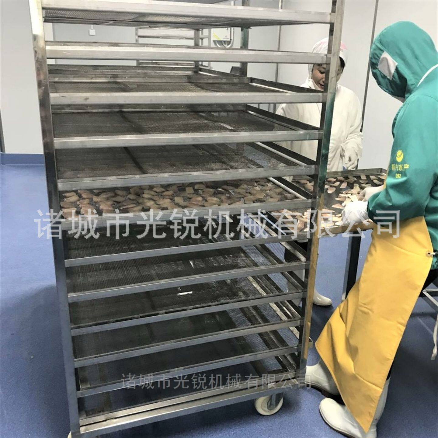 烘房杀菌不锈钢推车周装车前后双放多用途架子车烘盘杀菌盘专用