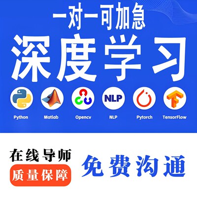 python深度学习机器学习优化算法跑编程服务代码复现指导编写接单