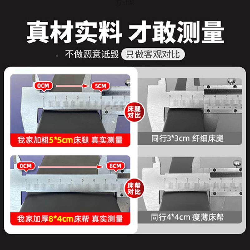 铁艺床双人床1.5米加厚加咨询客服床固简约出租铁.架床房铁18米单
