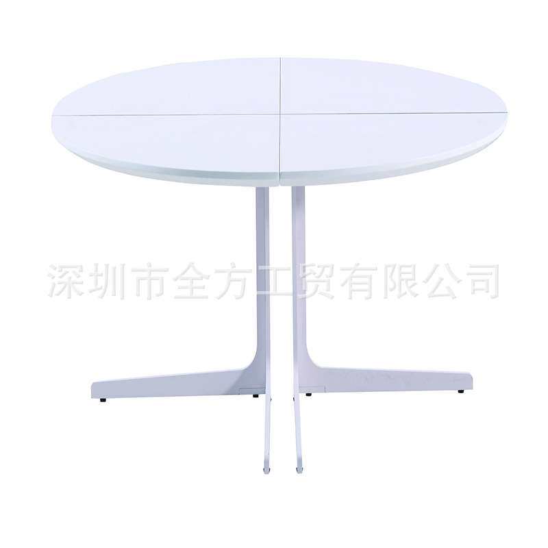现代洽谈咖啡桌卧室客厅茶几桌椅三角脚ABS台面转角桌三角形拼接