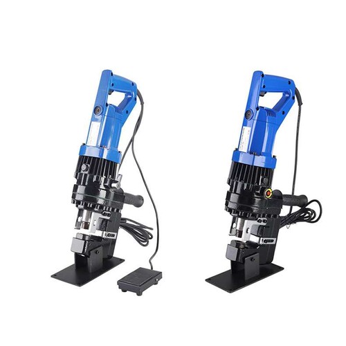 SPM-20电动冲孔角钢槽钢快速液压冲孔机手持式干挂大理石角钢MHP