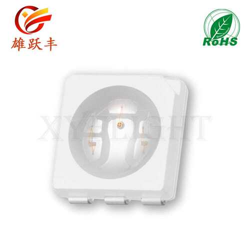 5050RGB幻彩四脚0.2w高亮sk6812 内置ic兼容ws2812b 5050幻彩灯珠