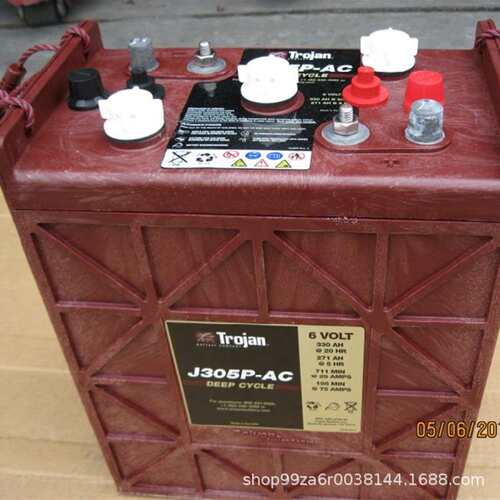 Trojan邱健蓄电池T-145Plus 6V260Ah观光车 升降平台 扫地机 巡逻