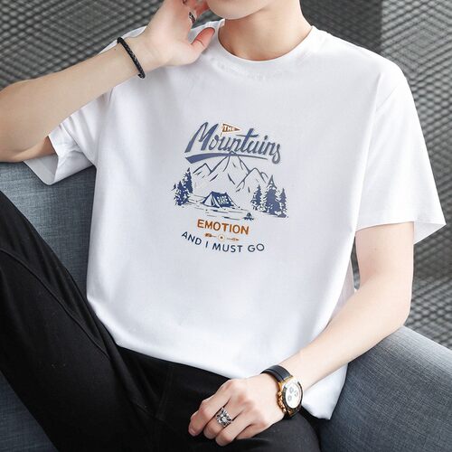 纯棉男士短袖T恤亲肤透气