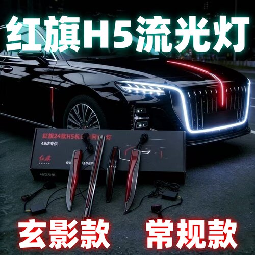 红旗中网流光灯旗标黑武士玄影款