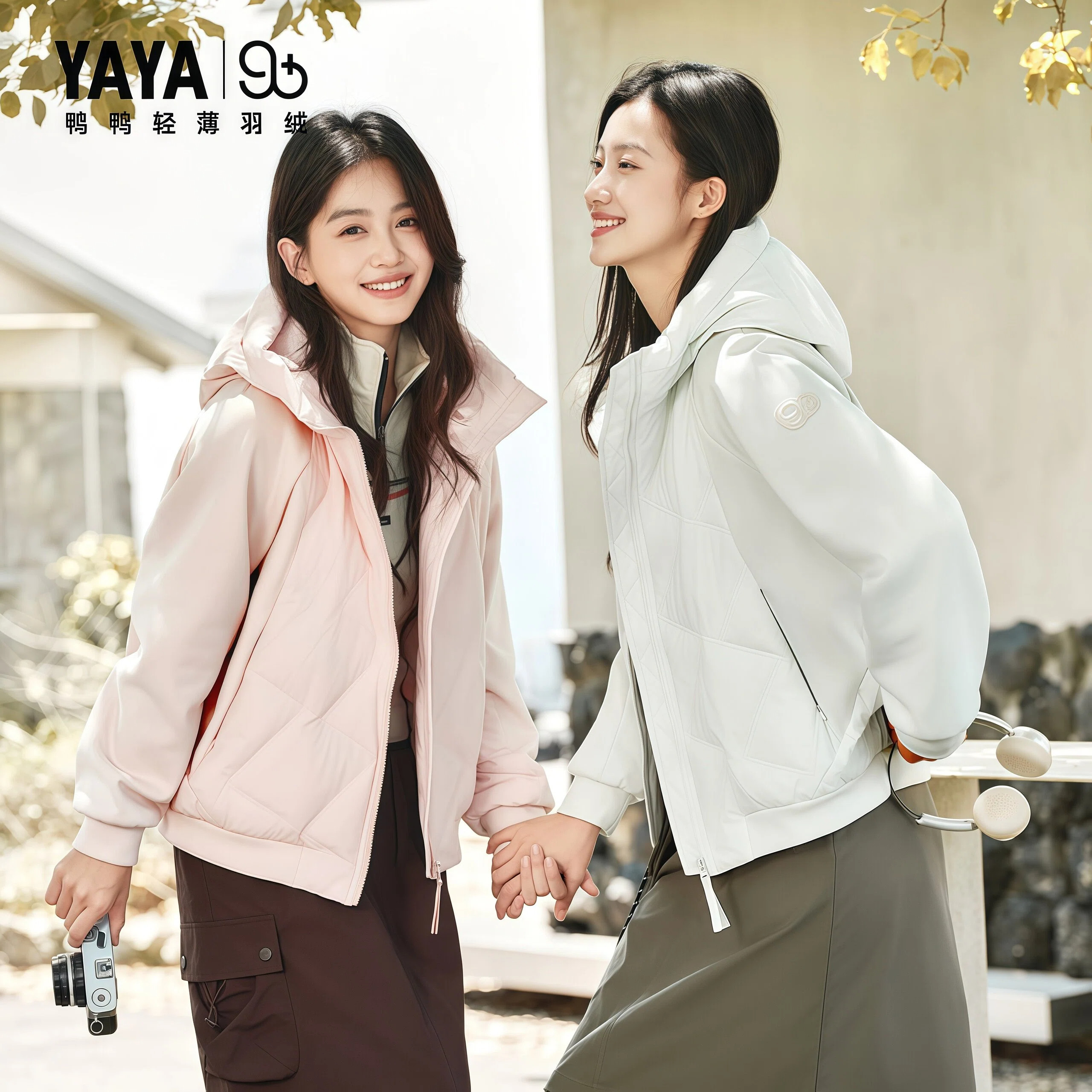 【90+系列】鸭鸭小个子轻薄短款羽绒服宽松保暖2026女时尚外套潮