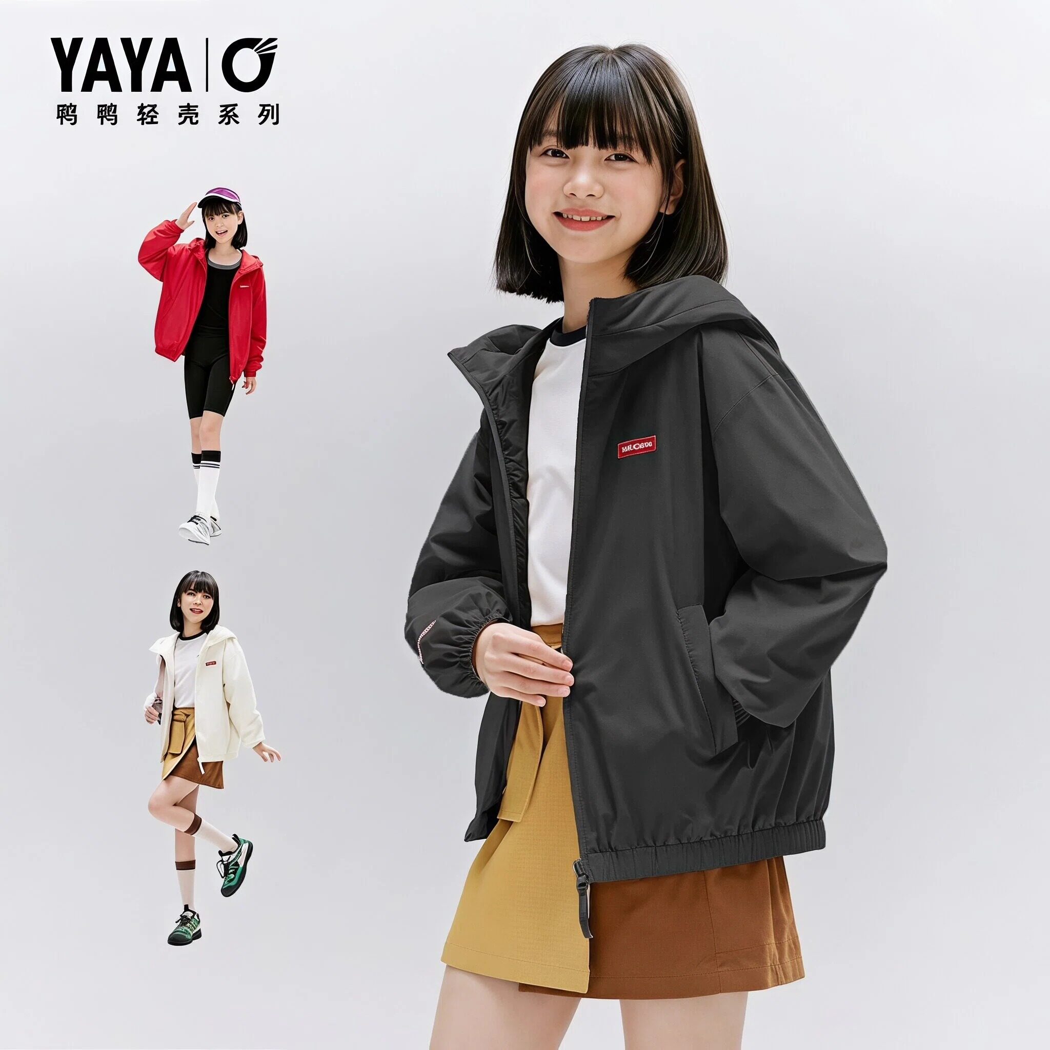 鸭鸭童装羽绒服2026新款男童女童中国胸标休闲百搭保暖时尚外套潮