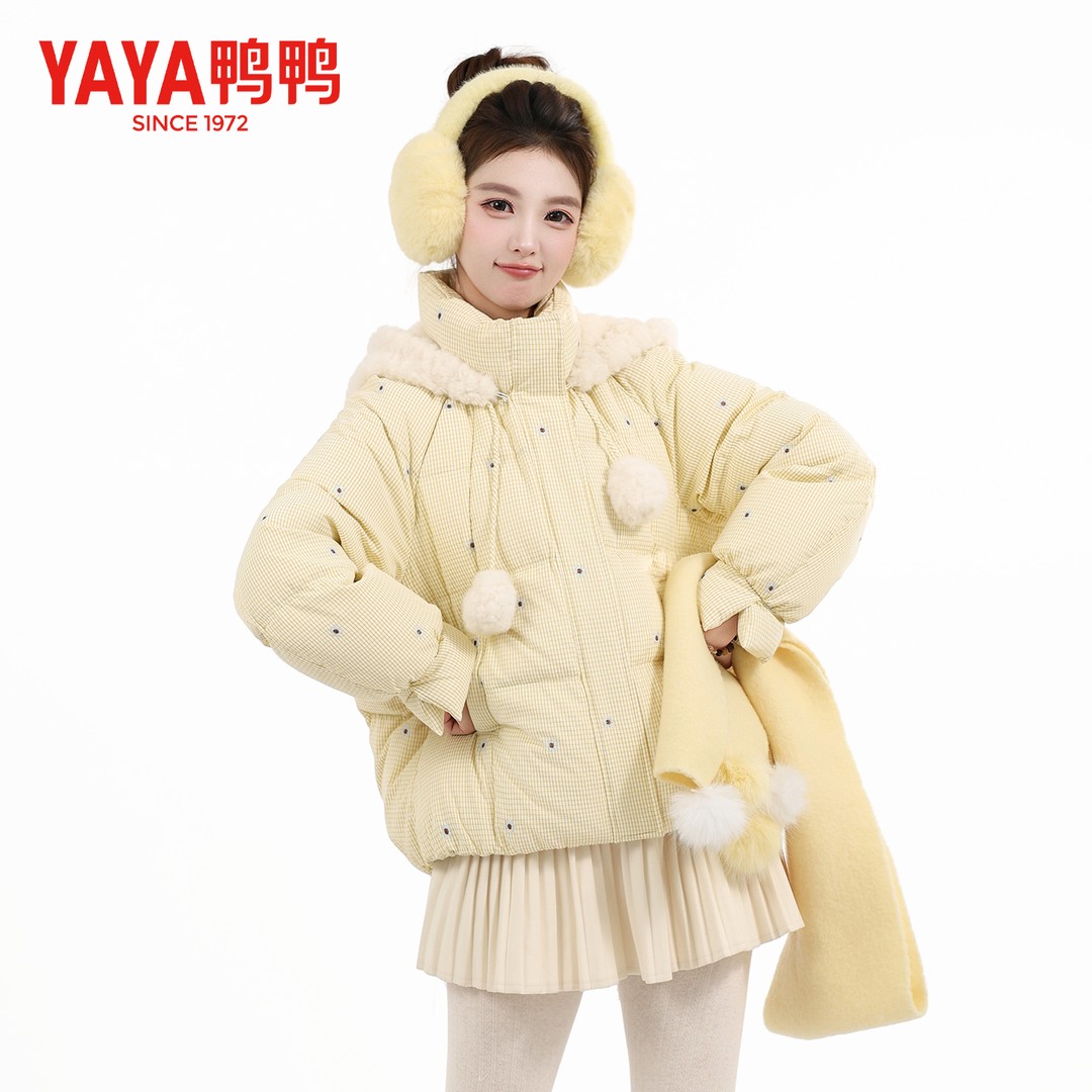 【冰淇淋系列】鸭鸭短款羽绒服女