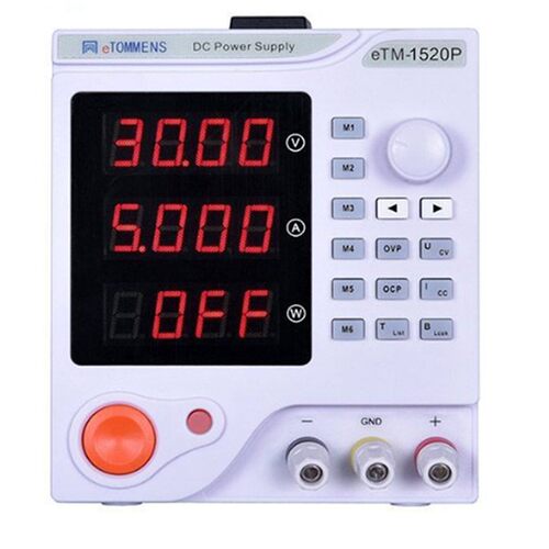 同门eTM-1520P程控四位数显15V 20A可编程笔记本手机维修开关电源