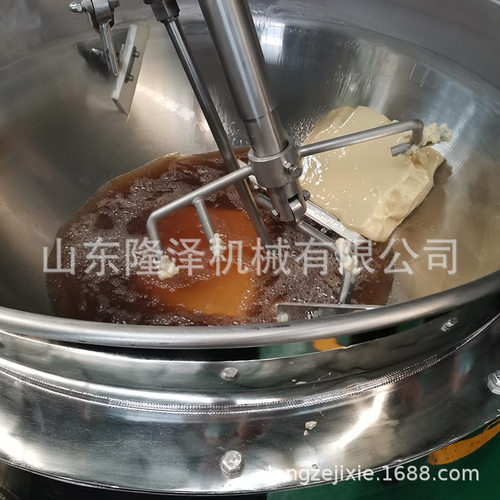 番茄酱行星搅拌炒锅 电加热火锅底料自动搅拌炒锅 隆泽炒酱锅