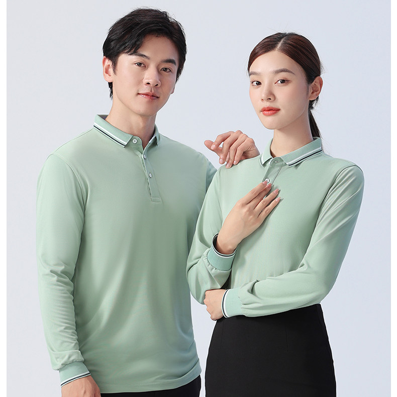 春秋长袖餐饮服务员工作服男大排档烧烤咖啡厅饭店奶茶店工装定制