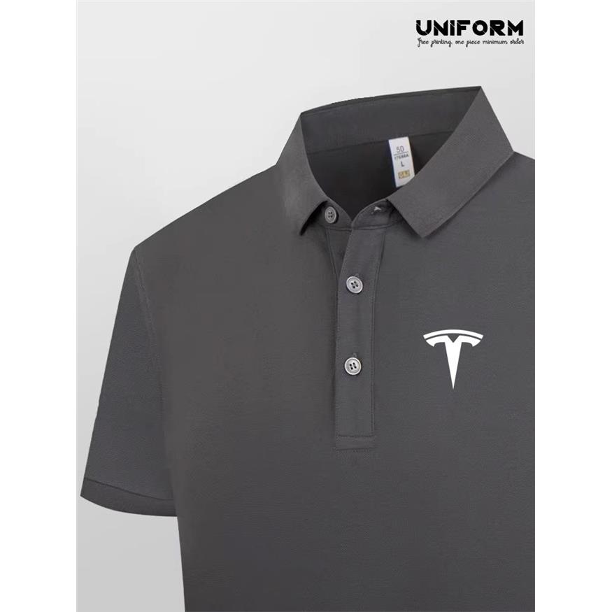 高端冰丝棉polo衫定制夏季翻领短袖T恤4s店汽修工作服印字logo男图片