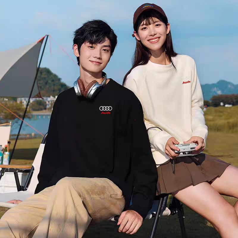 奔驰奥迪春秋新氧棉圆领卫衣工作服长袖企业员工团体服装logo定制