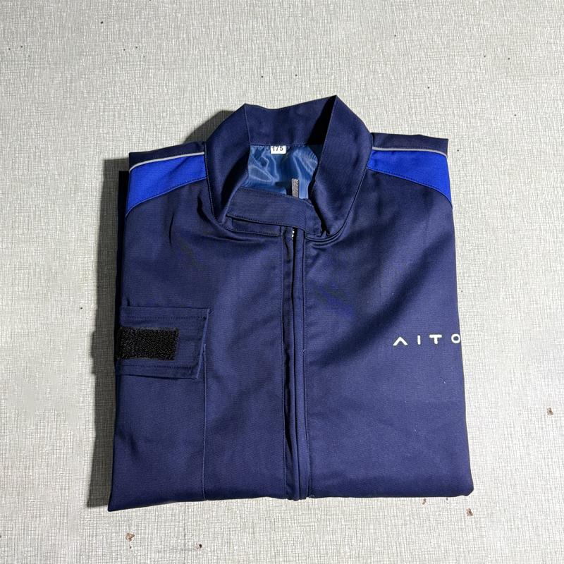 华为AITO汽车4S店秋季长袖问界新能源工作服售后维修汽修服防静电