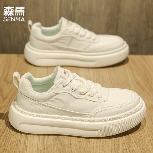 森马男鞋厚底透气防滑耐磨板鞋
