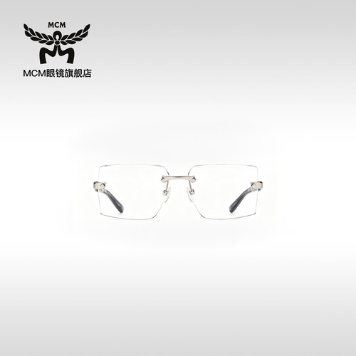 MCM无框眼镜架藤格纹镜框5018-H