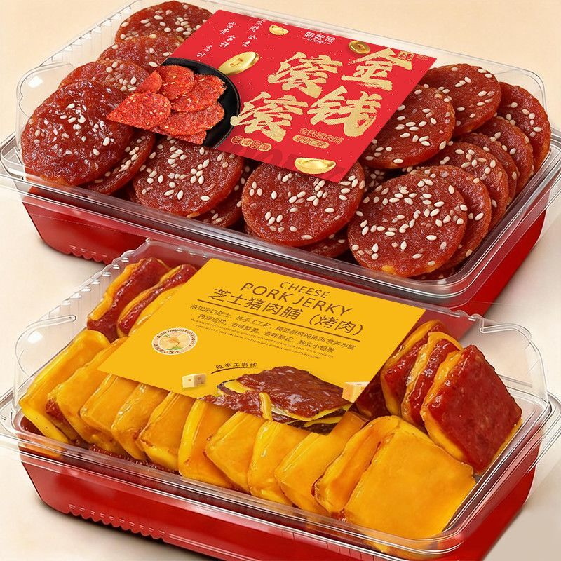 芝士碳烤猪肉脯靖江高蛋白猪肉干猪肉片解馋休闲零食