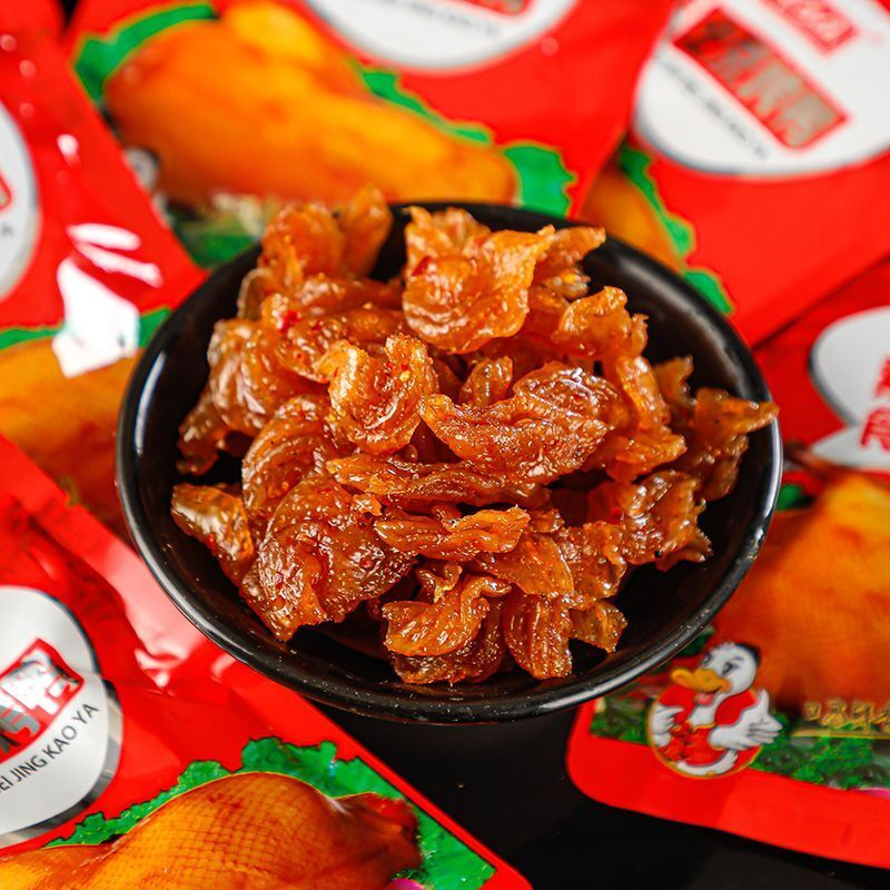 [儿时回忆爆款]老北京风味烤鸭辣条 网红麻辣素肉 解馋休闲小零食