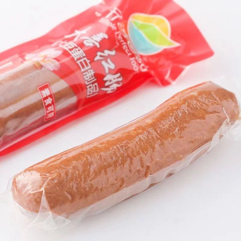 齐善素食大善红肠纯素肉素肠火腿肠香肠豆制品佛家素菜休闲零食品
