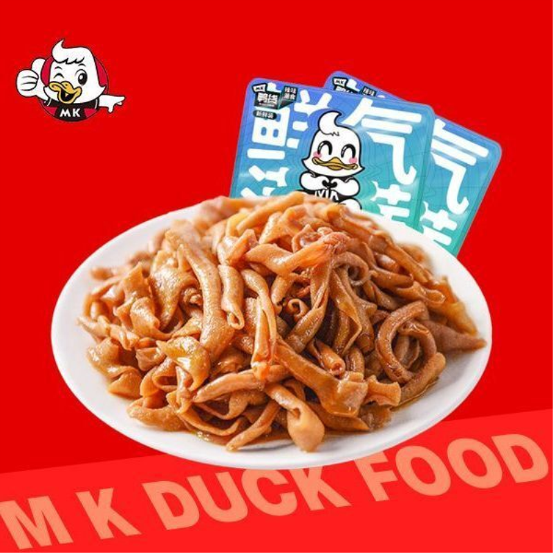 MK鸭货鸭肠新鲜盒装香辣麻辣开盒即食卤味鸭肠鸭货批发鸭肉小零食