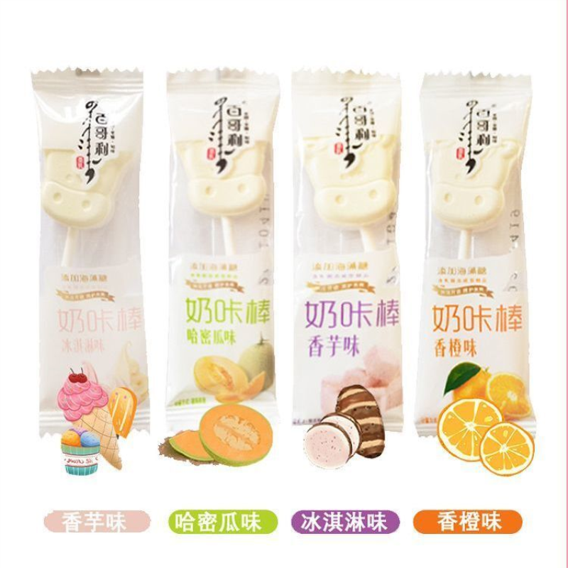 内蒙古牛奶棒干吃奶片无添加奶酪棒全脂健康棒棒奶贝零食独立包装