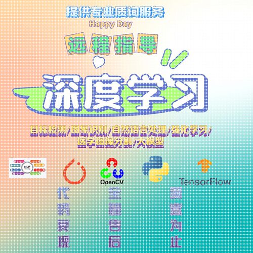 Python深度学习遥感医学图像识别目标检测语义分割代编程调试爬虫