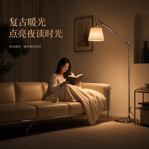 氛围感落地灯卧室客厅书房通用