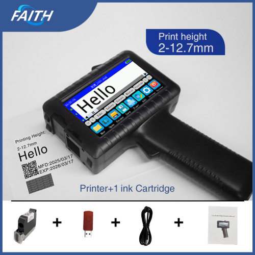 FAITH Handheld Inkjet Printer for Printing Dates and Logos