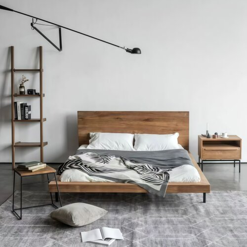 进口柚木纯实木床主卧双人床
