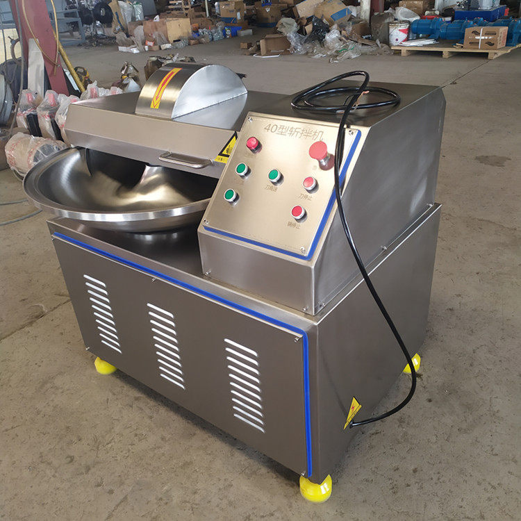 全自动高速斩拌机 大型变频丸子斩拌机 红肠肉馅调味品大蒜斩拌机