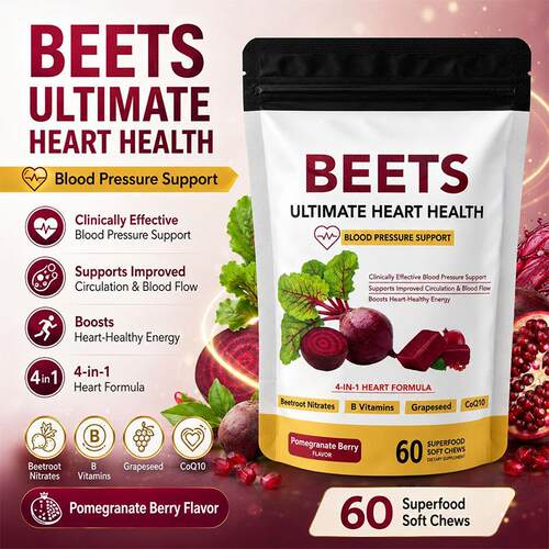厂家供应甜菜根beetroot瓜氨酸软糖维生素硝酸盐l-瓜氨酸跨境