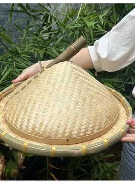 天然竹编锅盖特色菜罩子甲鱼盖子