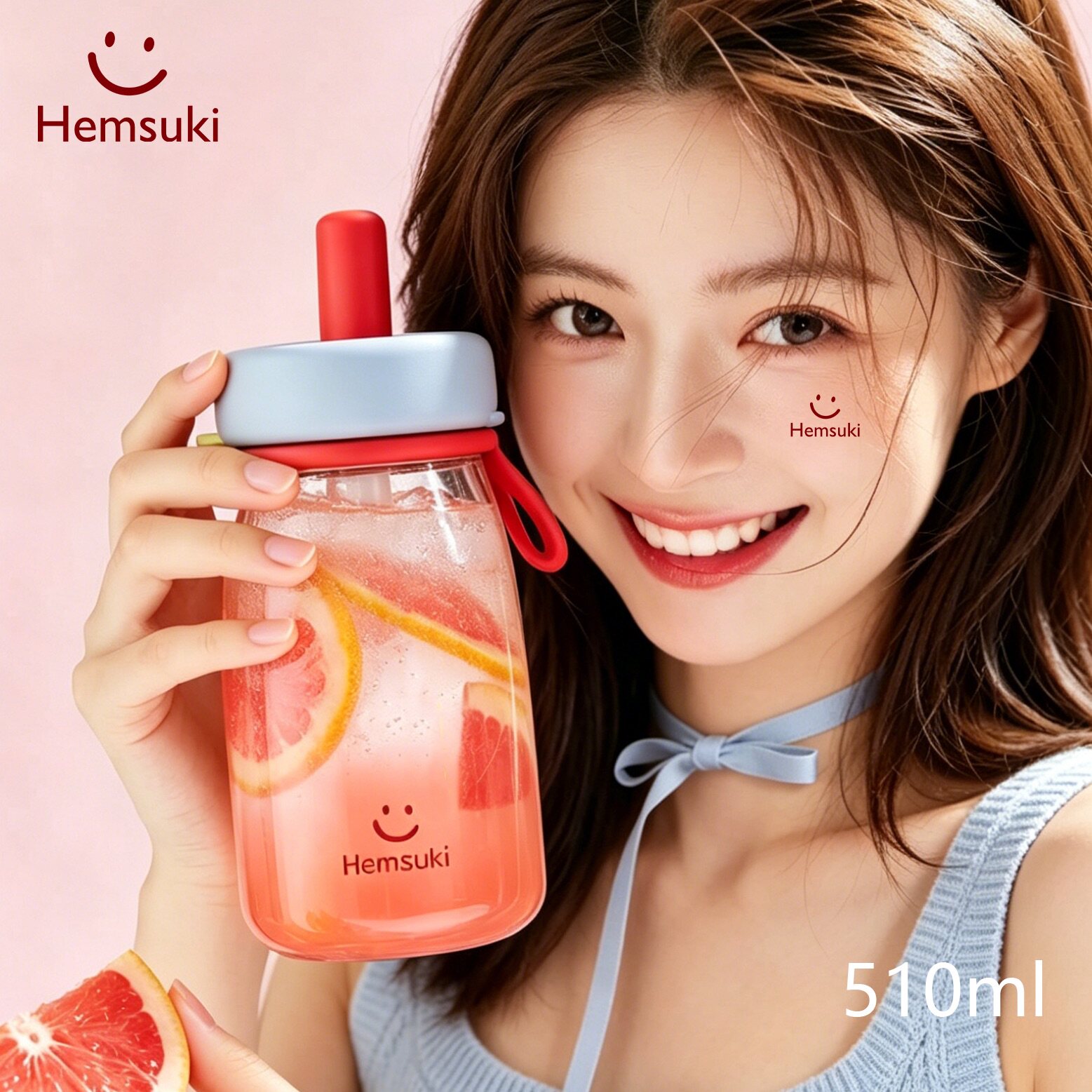 可爱小奶杯女生高颜值玻璃杯便携图片