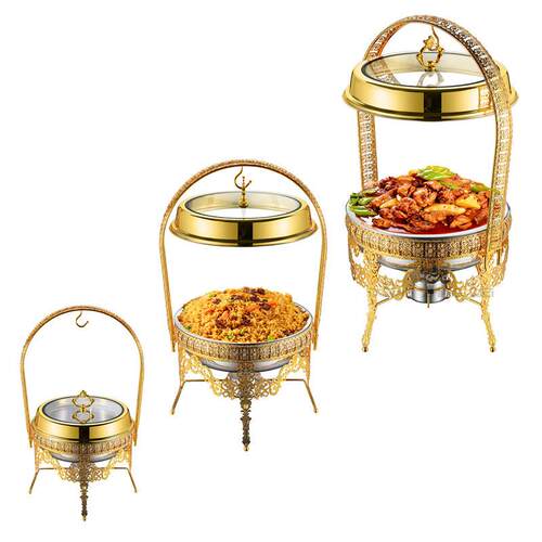 HotSellingGoldChafingDishesForCatering6LChafingDish
