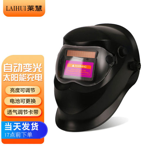 莱慧 电焊面罩自动变光头戴式氩弧焊面罩焊工防护防烤脸电焊帽