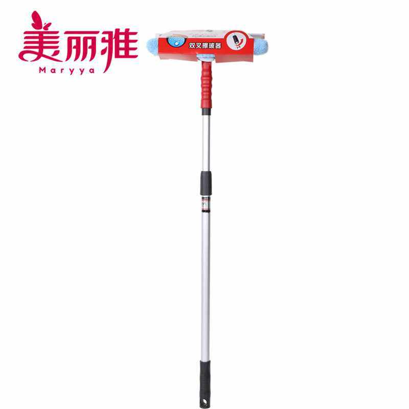 美丽雅双叉擦玻器 硅胶玻璃窗刮 伸缩刮窗器