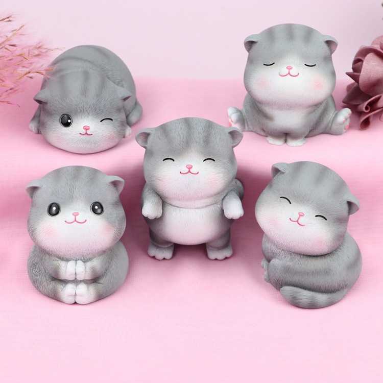 nis风创意萌宠猫烘焙蛋糕装饰桌面摆件