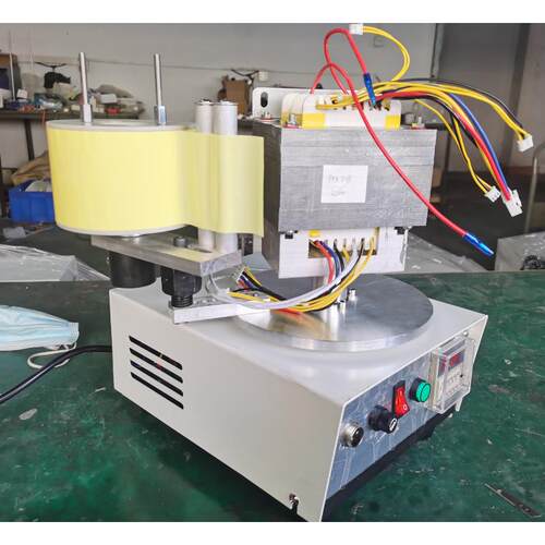 TM-1000R加大产品包胶机磁芯包胶机磁环线圈外围胶带半自动包胶机