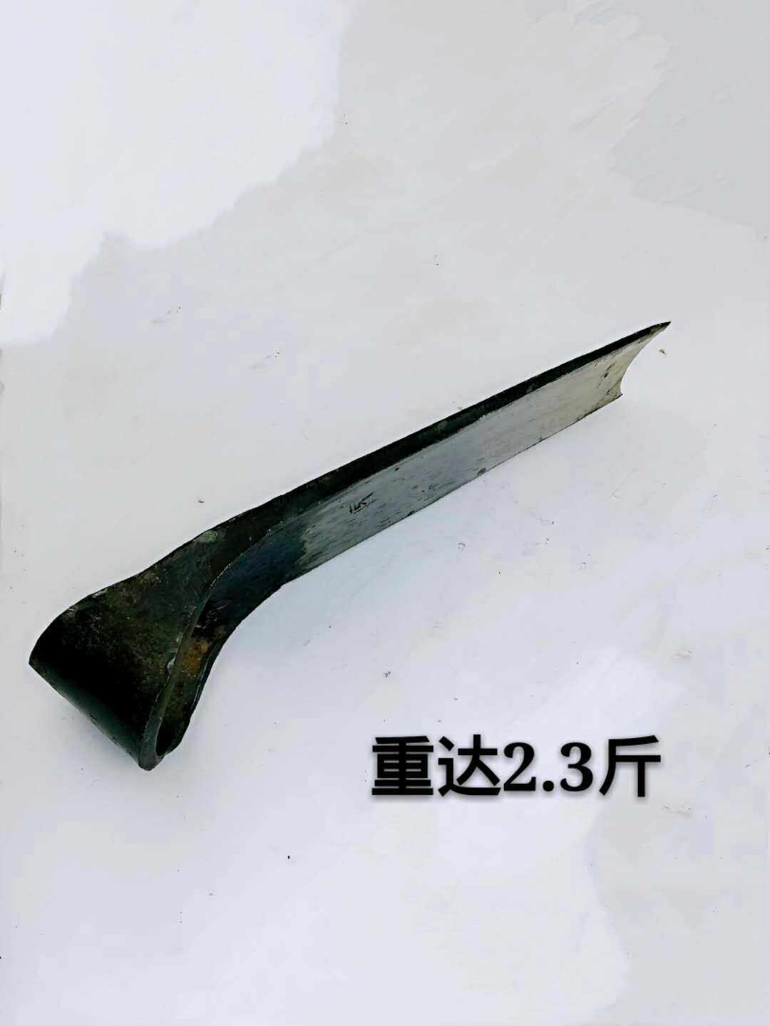 手工锻打夹钢锄头挖笋锄头挖地松土翻地条锄农用窄锄2.1斤大钢锄
