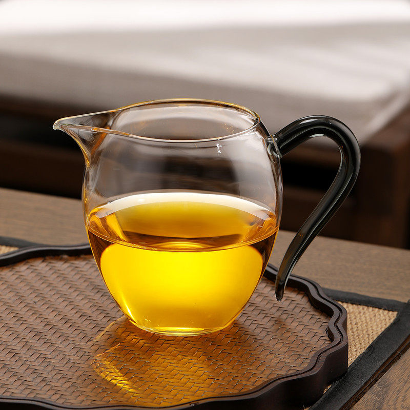 茶海清韵公道杯玻璃加厚耐热分茶器过滤公杯功夫茶具