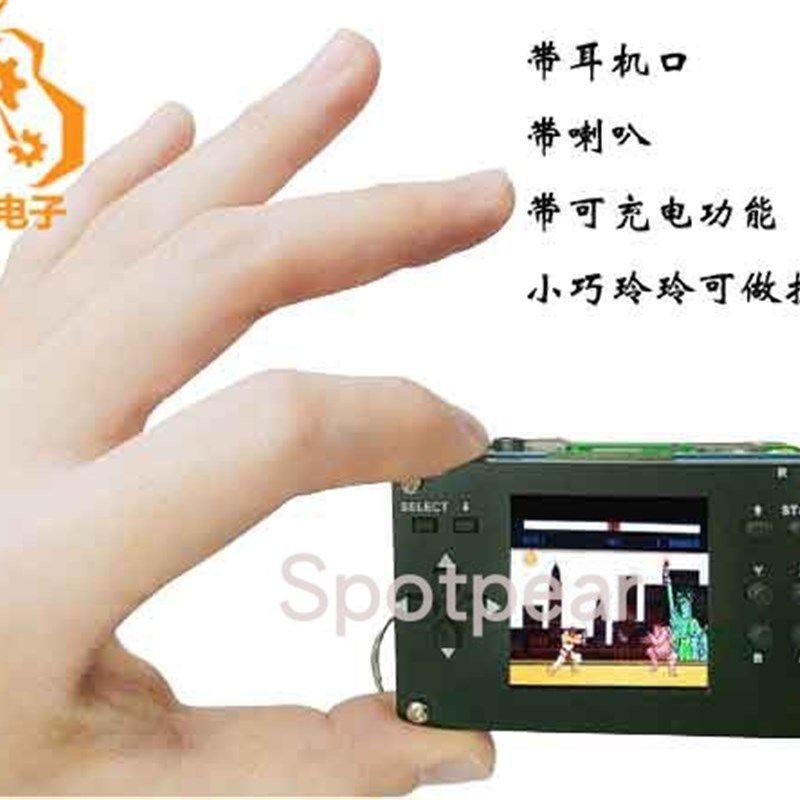 树莓派游戏机带喇叭充电1.54寸LCD显示屏zero W Pi0套件