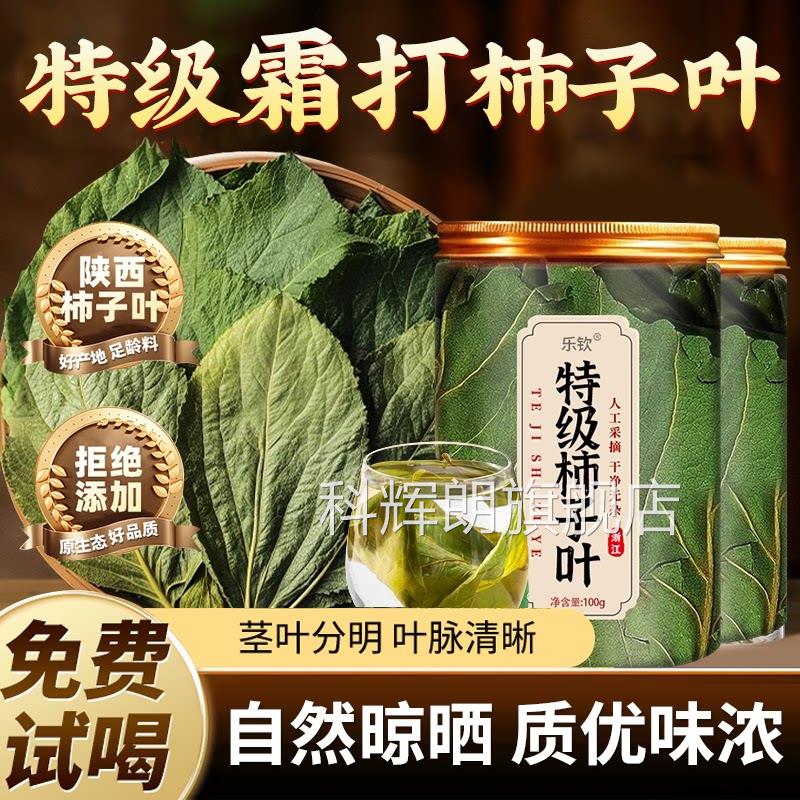 深山柿子叶茶方旗舰店官霜后纯天然新鲜摘打泡水茶无硫晒可研磨zz