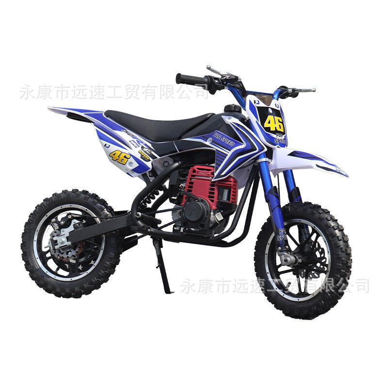 新款K6小型儿童摩托车汽油版电启动电动车沙滩车越野车山地小赛
