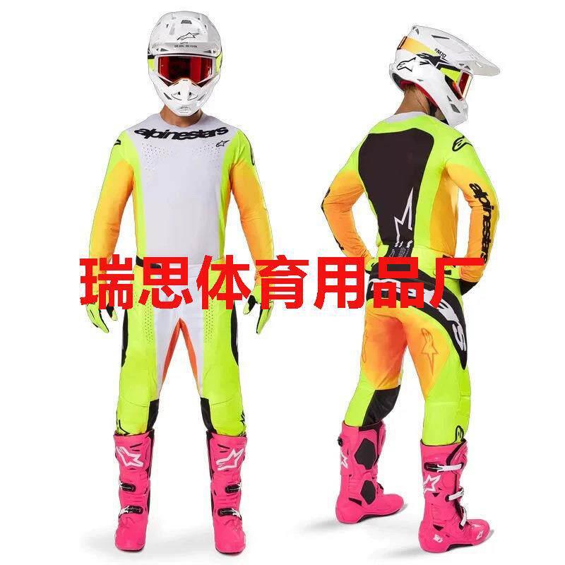 女套装吸湿排汗越野摩托赛车服街车外贸运动款A星山地车骑行服