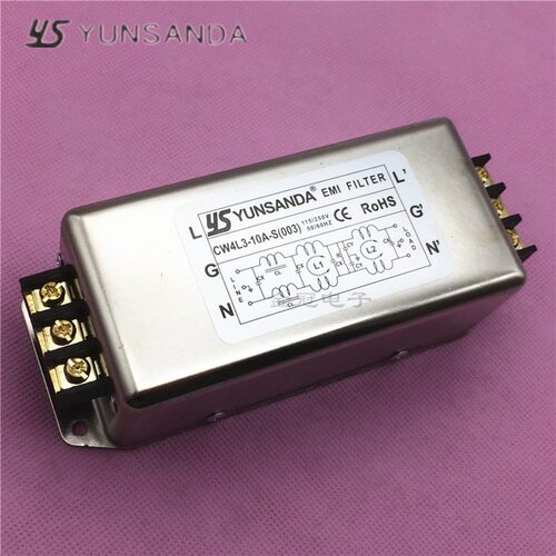 CW4L3-3A/6A/10A/20A/30A-S(003)抗干扰EMI220V三级滤波器端