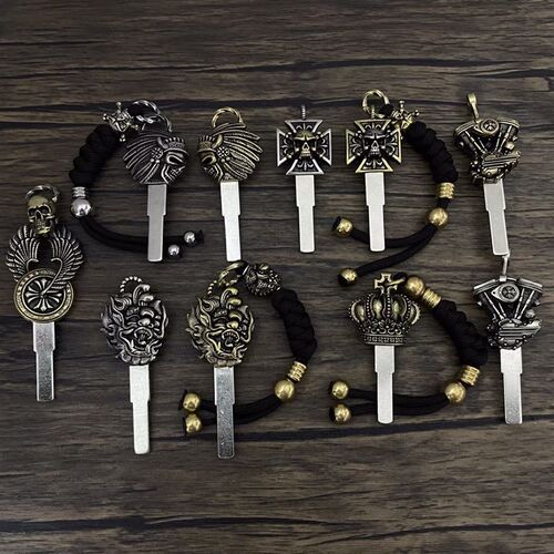 机车改装钥匙奔达金吉拉450奔达拿破仑450奔达黑旗500 短钥匙胚