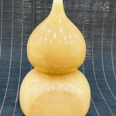 天然招财玉石葫芦摆件客厅家居办公室玄关装饰工艺品乔迁礼品