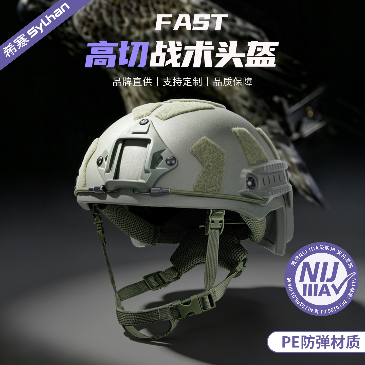 FASTPE战术头盔军警民用通配